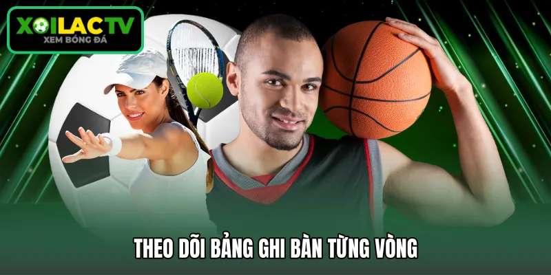 Theo dõi bảng ghi bàn từng vòng