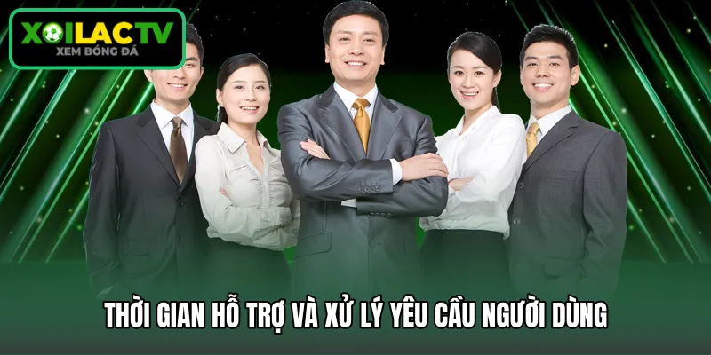 Thời gian hỗ trợ và xử lý yêu cầu người dùng